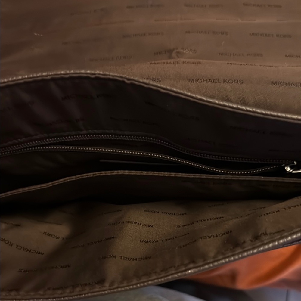 Michael Kors Black Messenger Bag with Flap Closure - Picture 5 of 5